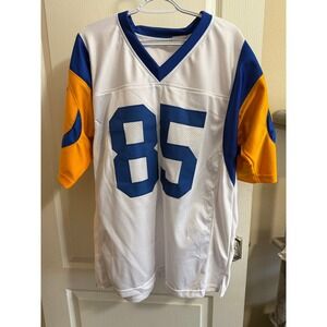Jack Youngblood Los Angeles Rams White Mesh Football Jersey Mens Large 85 Retro